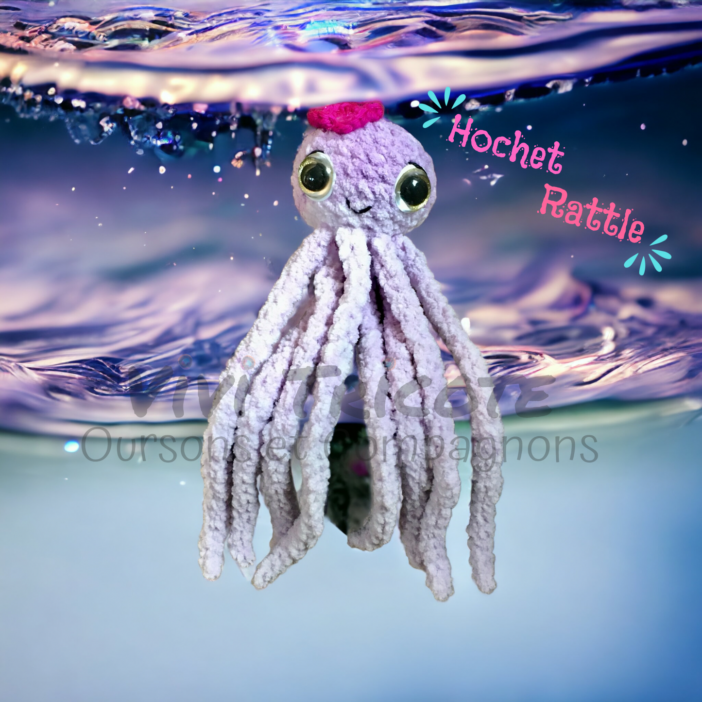 OCTO LA PIEUVRE - Amigurumi HOCHET #962