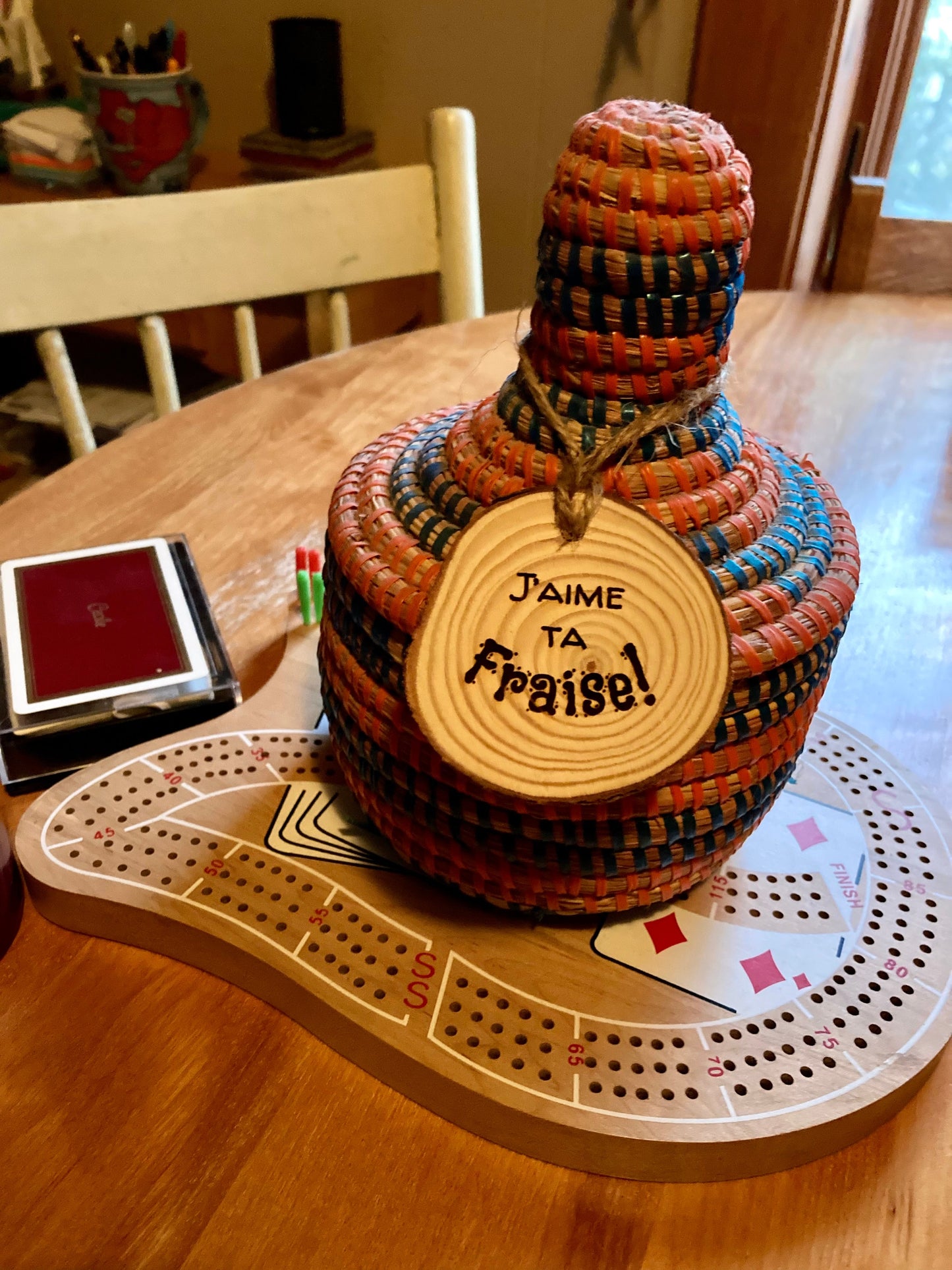 I LIKE YOUR STRAWBERRY - WOOD LOG