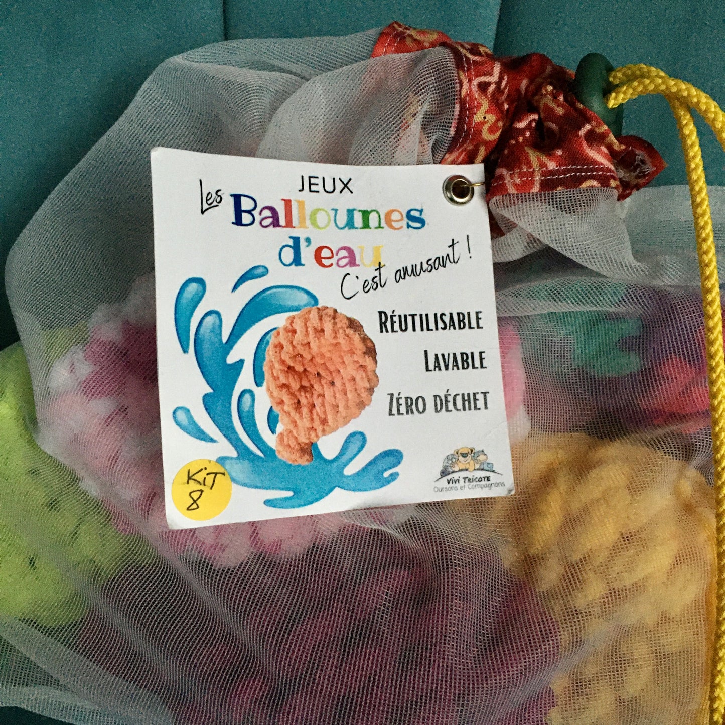 WATER BALLOONS - KIT of 8 (#B022)