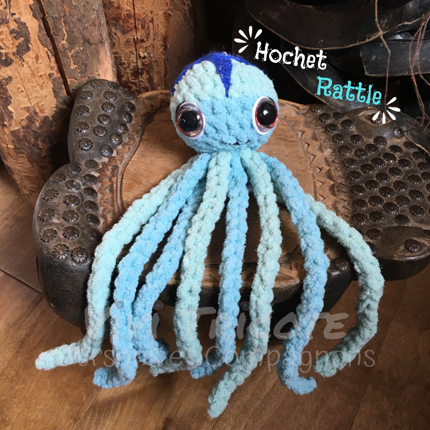 OCTO LA PIEUVRE - Amigurumi HOCHET #950
