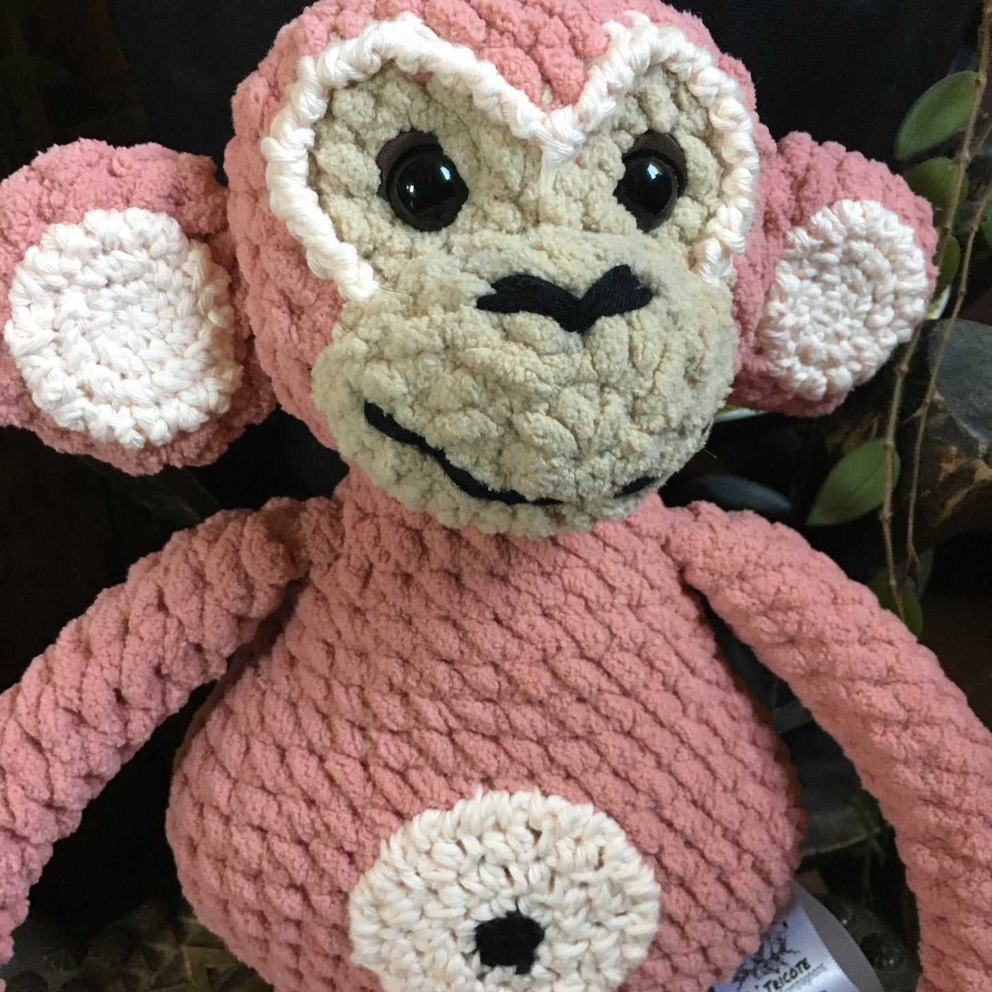 MOOKIE le p’tit singe rigolo - rose