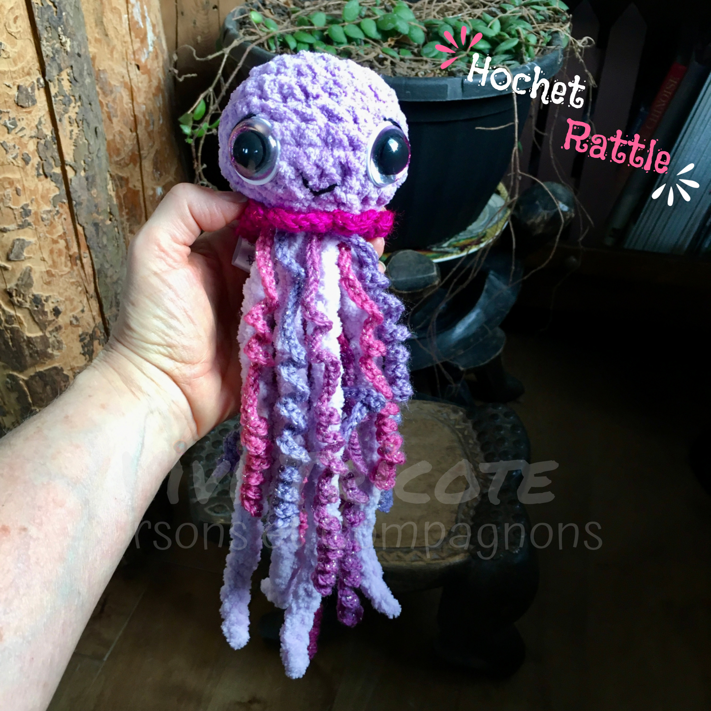 MÉDO LA MÉDUSE - Amigurumi HOCHET #961