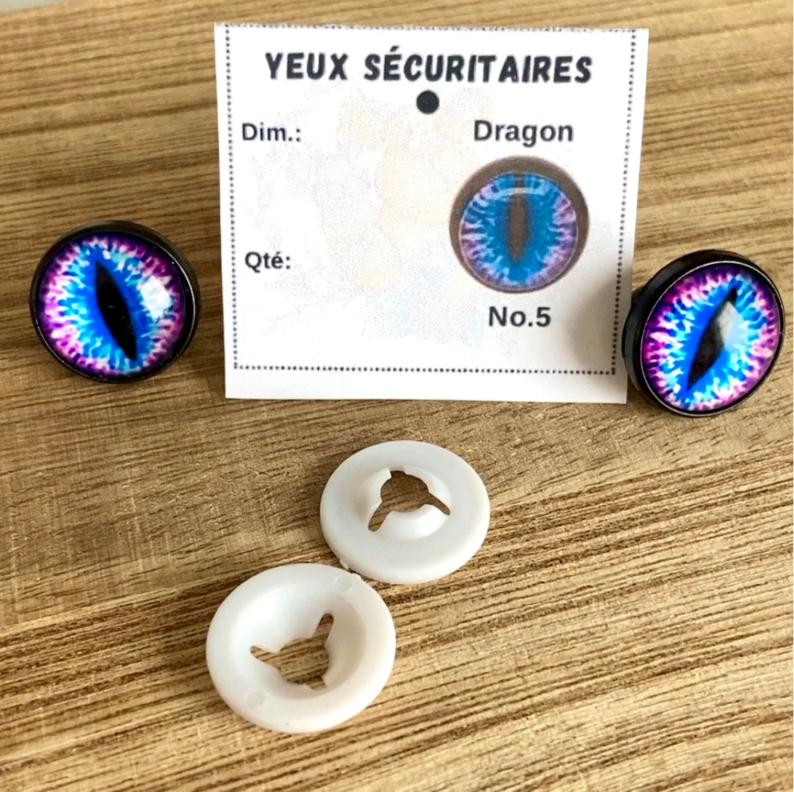 YEUX DRAGON - No.5 - 12mm 14mm 16mm 18mm 20mm