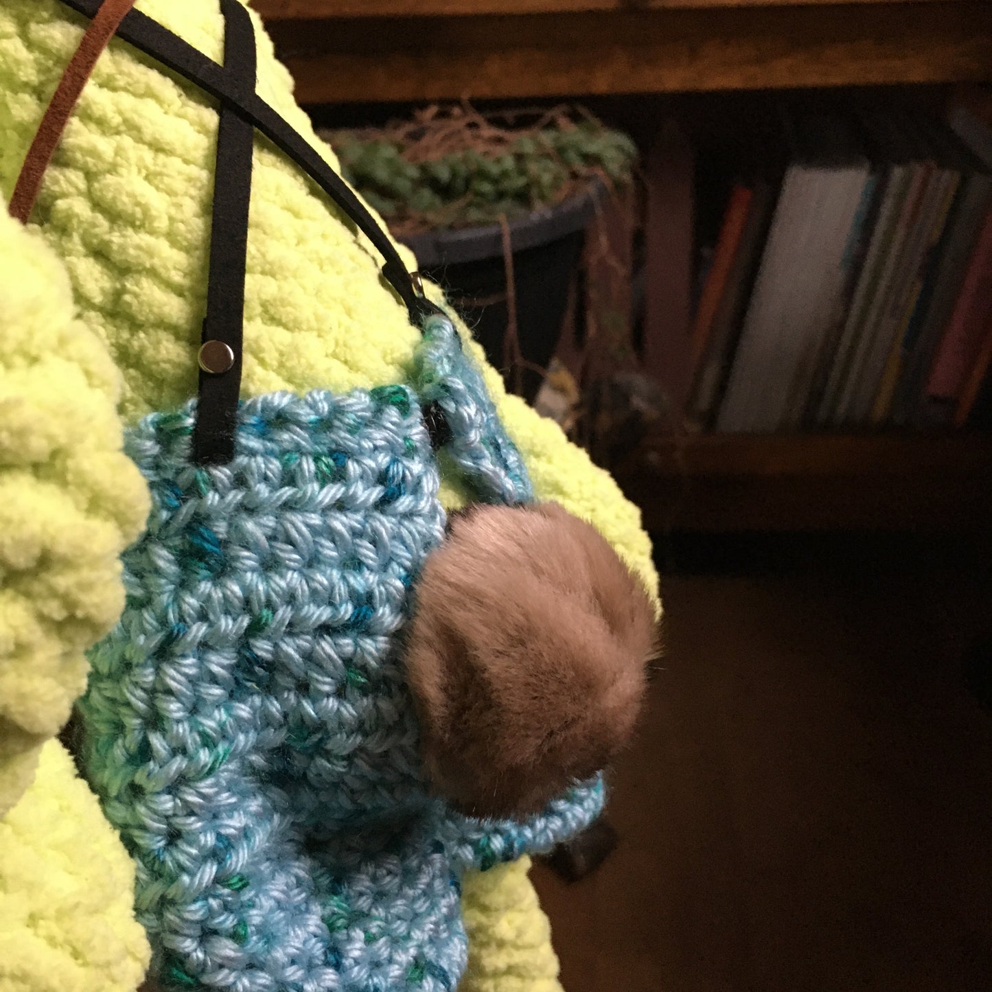 Le LAPIN CULOTTÉ VERT LIME - Peut être personnalisé en TOUTOU DE NAISSANCE
