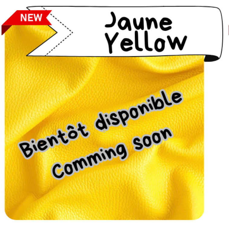ÉTIQUETTE RECTANGULAIRE - Cuir VÉRITABLE