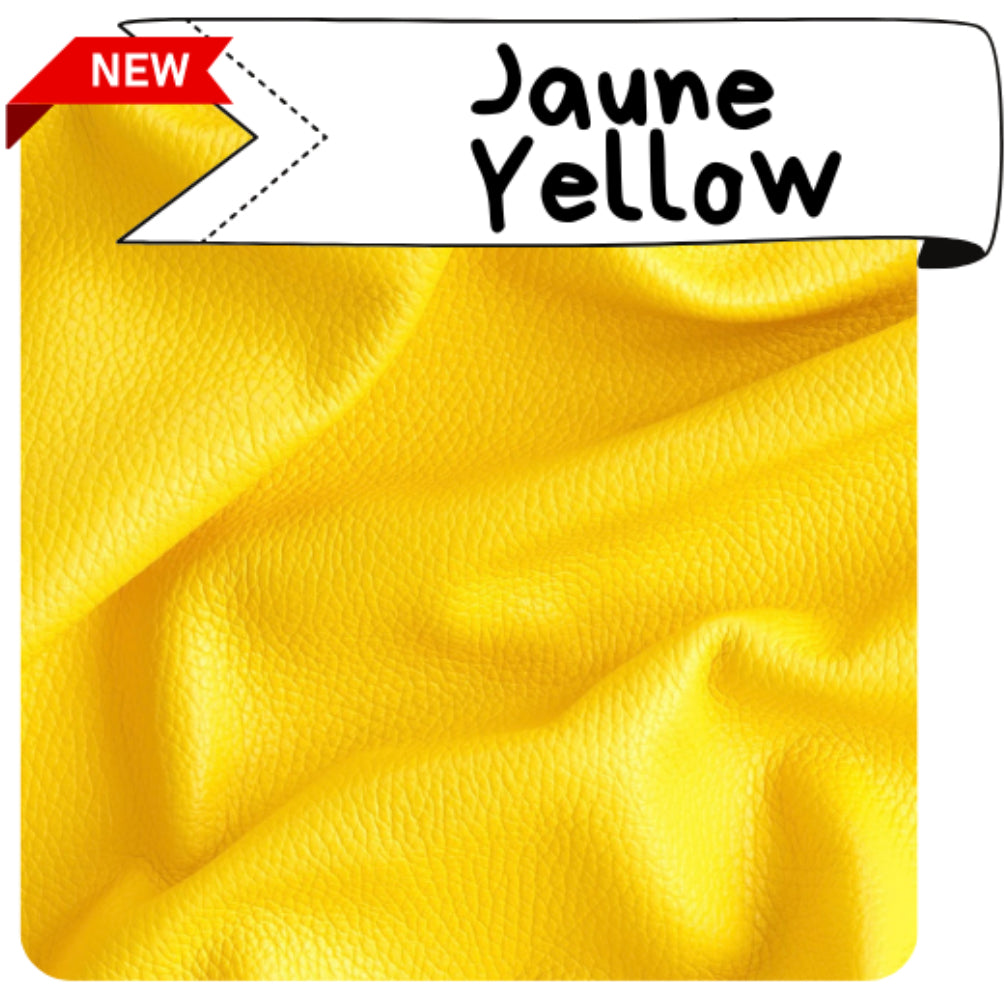 ÉTIQUETTE RECTANGULAIRE - Cuir VÉRITABLE