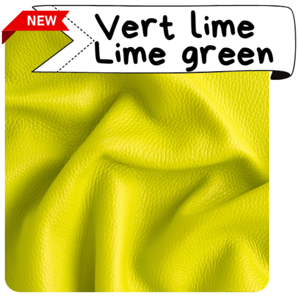 ÉTIQUETTE RECTANGULAIRE - Cuir VÉRITABLE