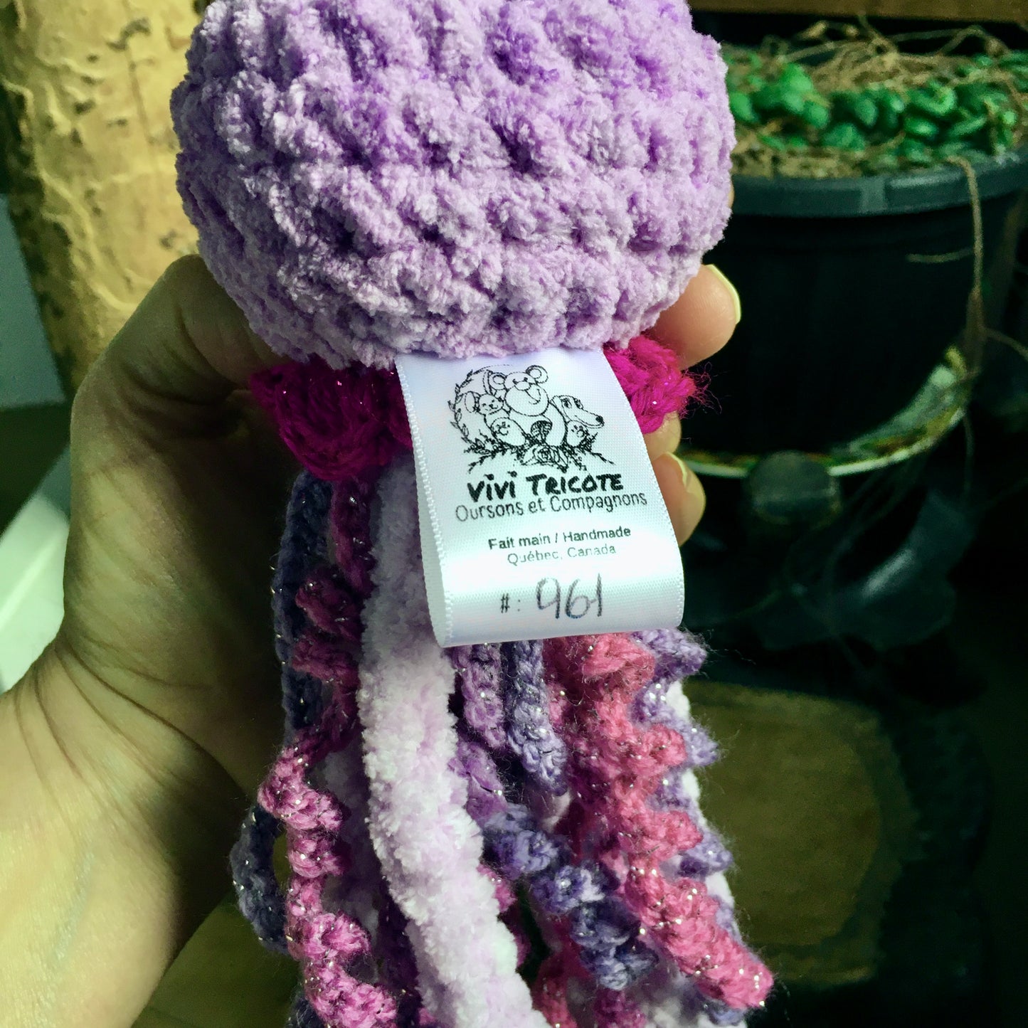 MÉDO LA MÉDUSE - Amigurumi HOCHET #961