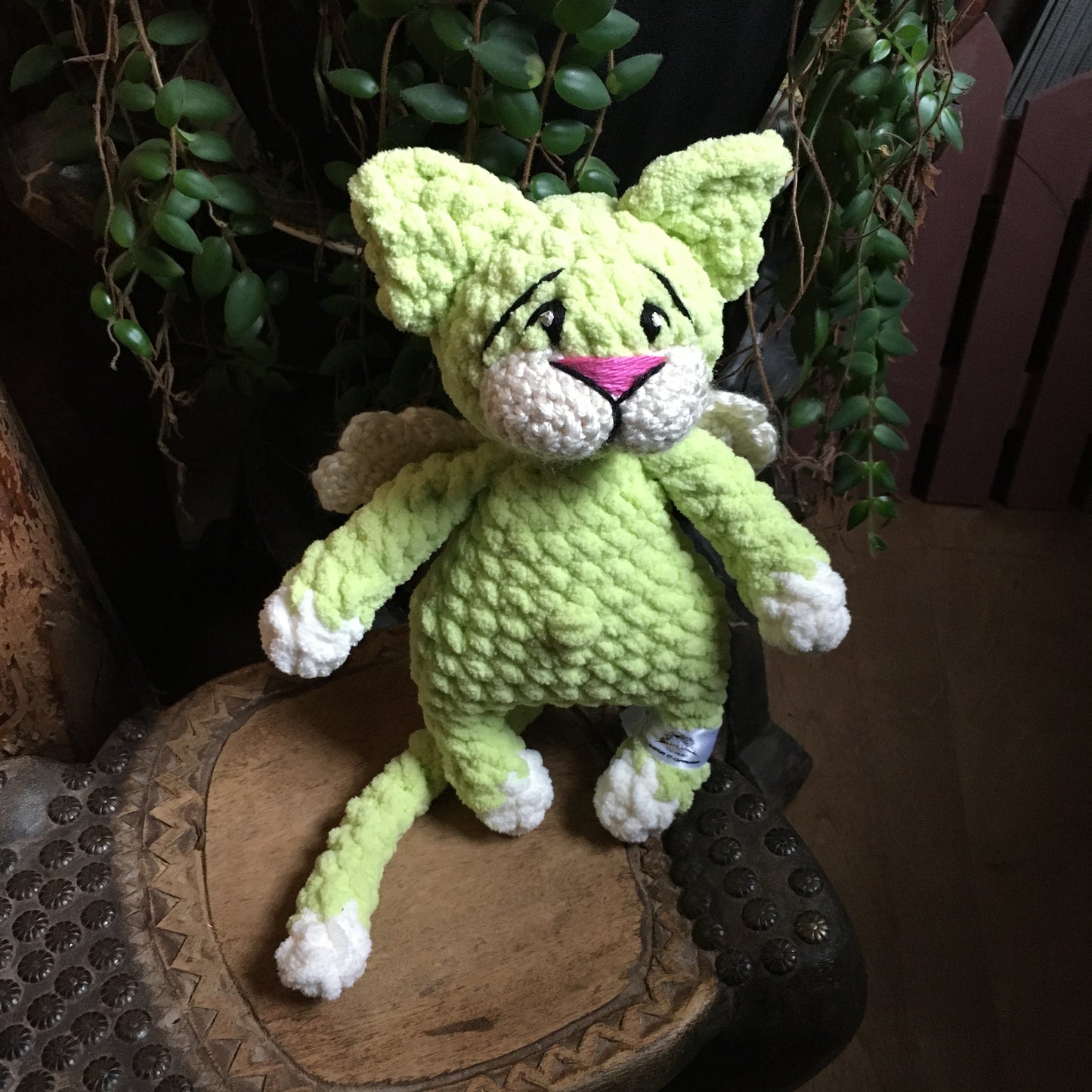 Le CHAT’ANGE vert lime et vanille