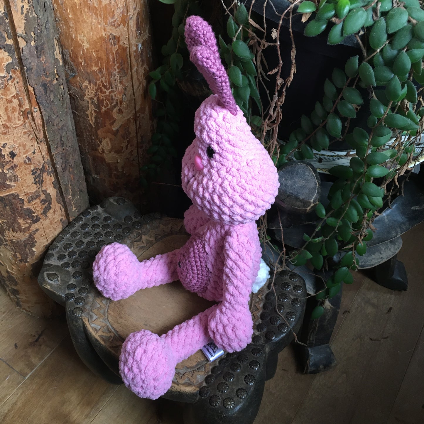 PERLIN PINPIN le lapin Squeeze-it - Rose