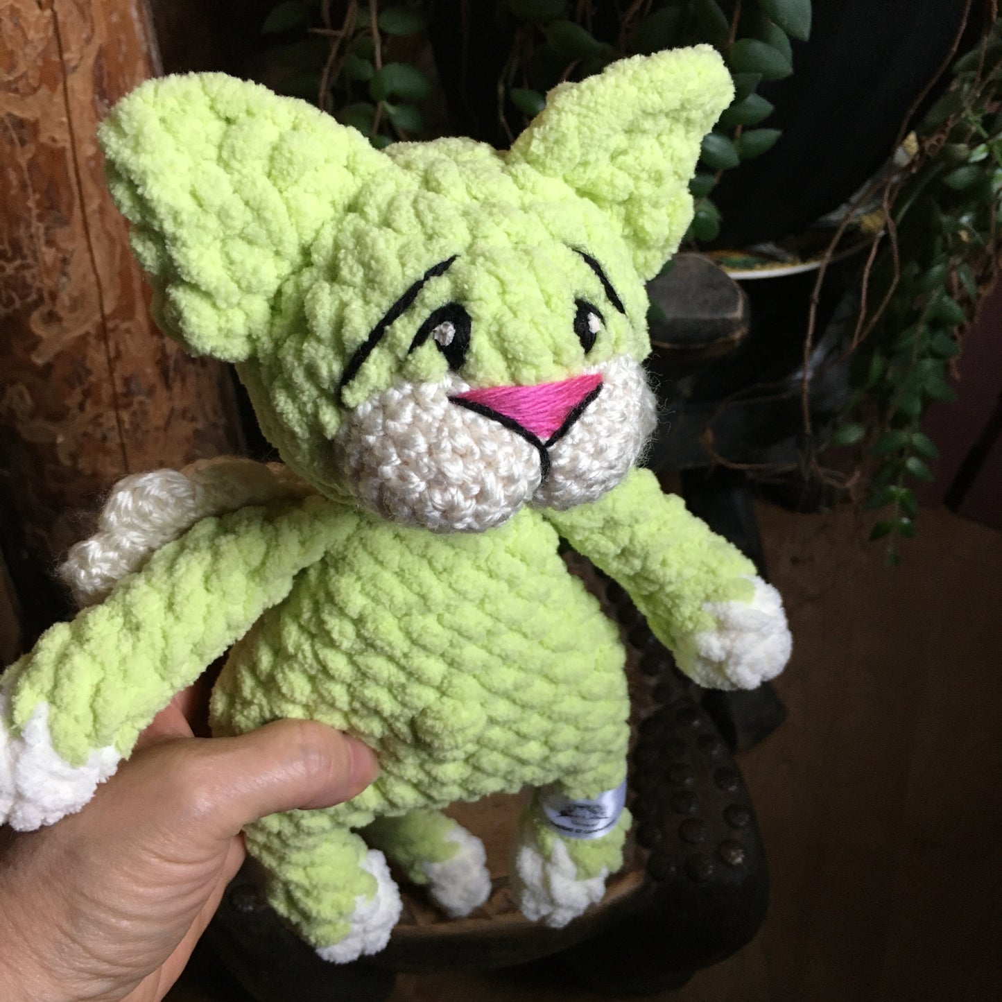 Le CHAT’ANGE vert lime et vanille