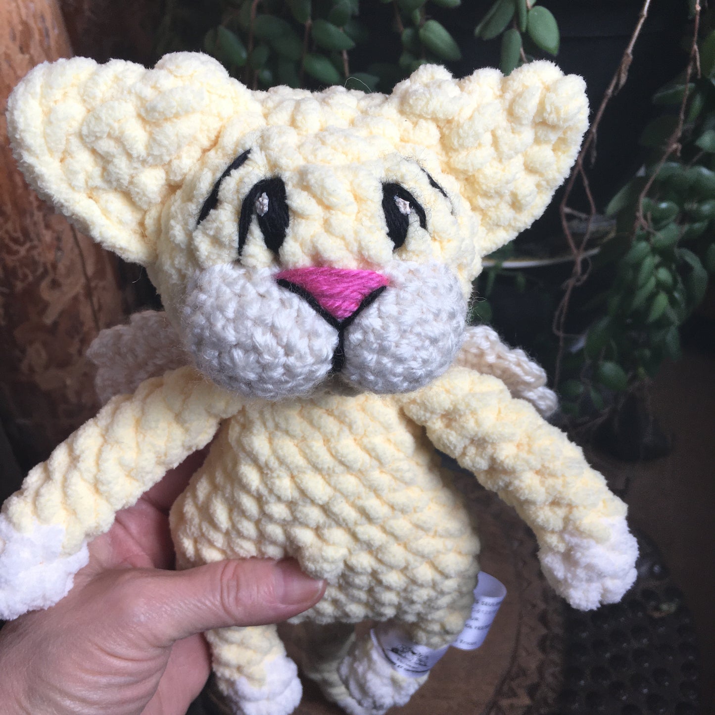 Le CHAT’ANGE jaune bébé et vanille