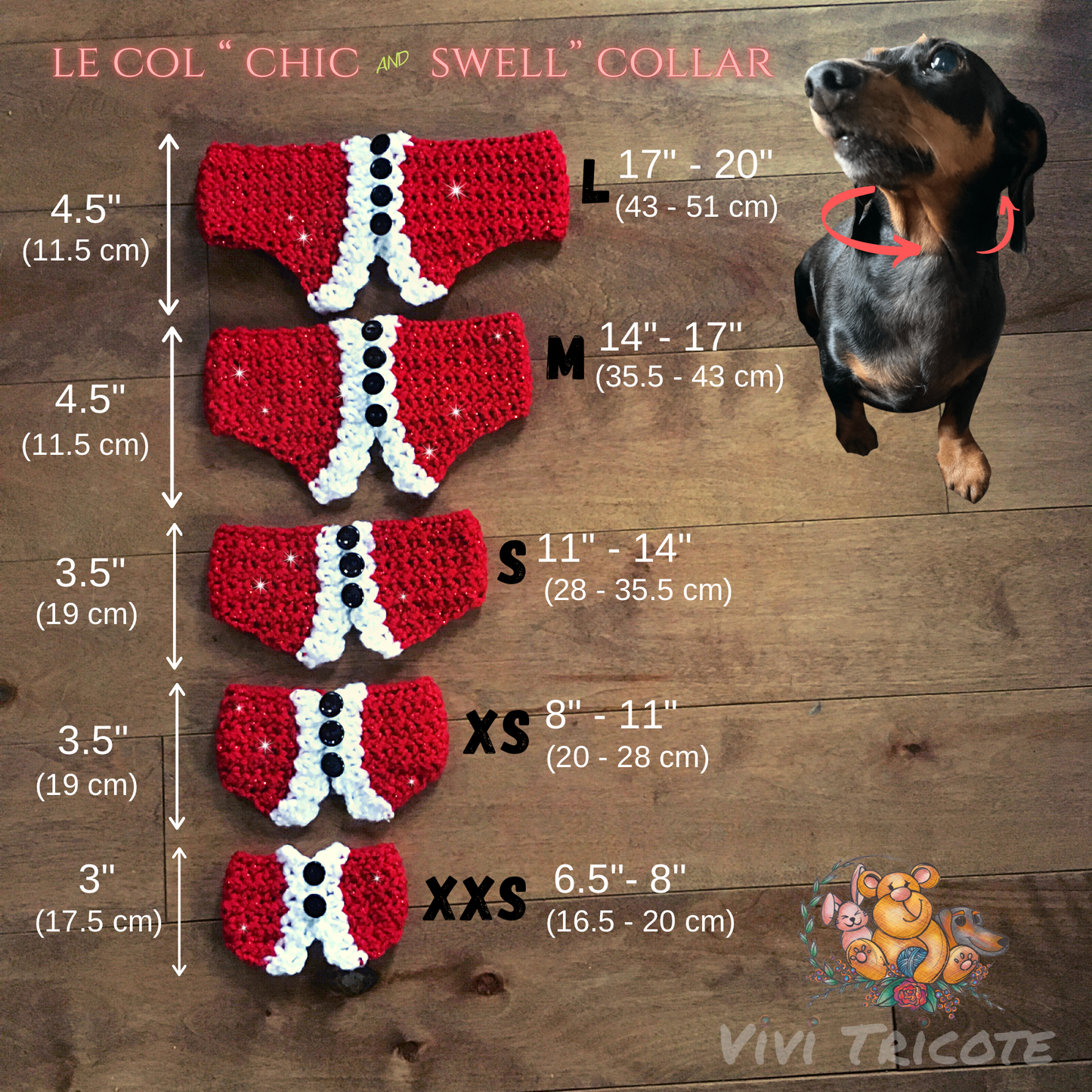 Pre-order - The “CHIC and SWELL” COLLAR - For Christmas