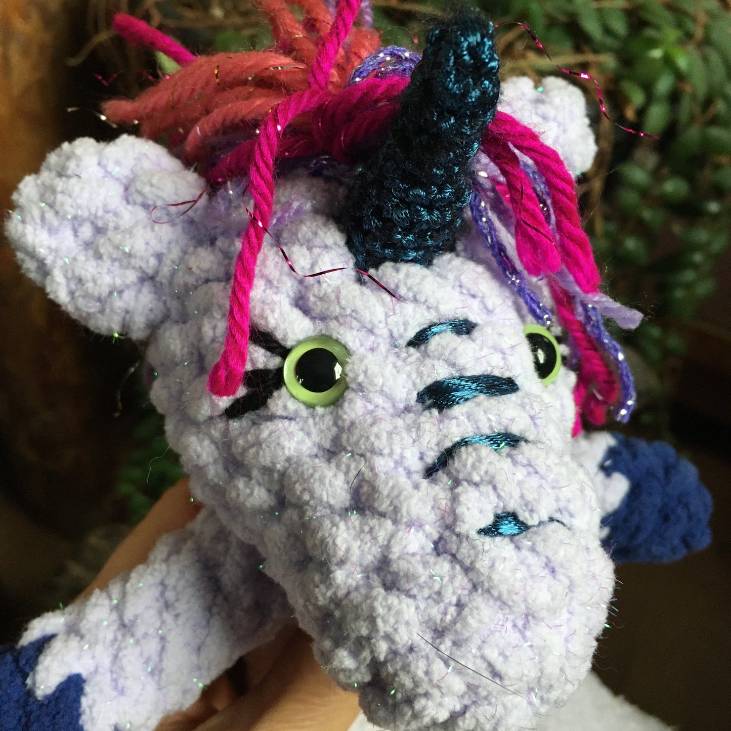 UNICORN RATTLE Soft toy (Softie-blankie) (871)