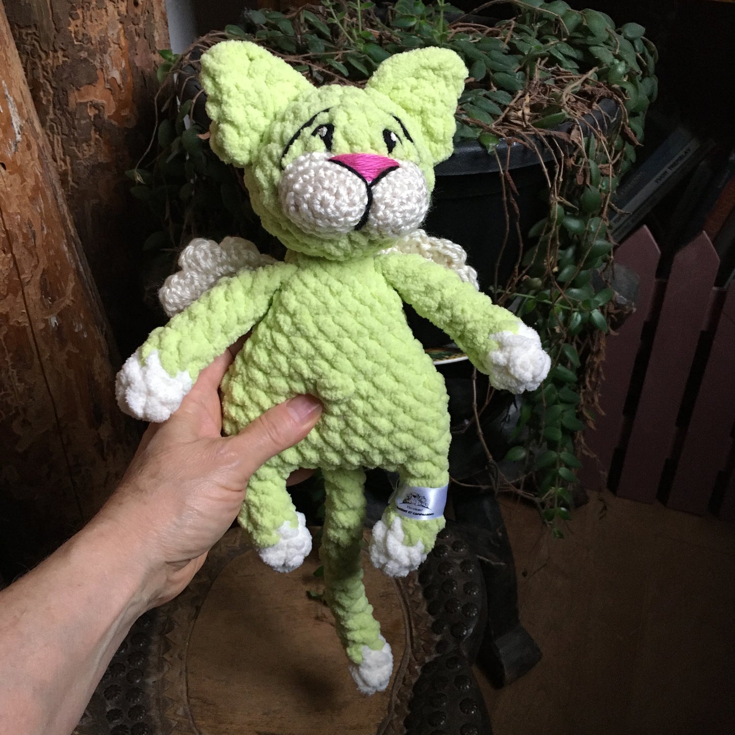 Le CHAT’ANGE vert lime et vanille