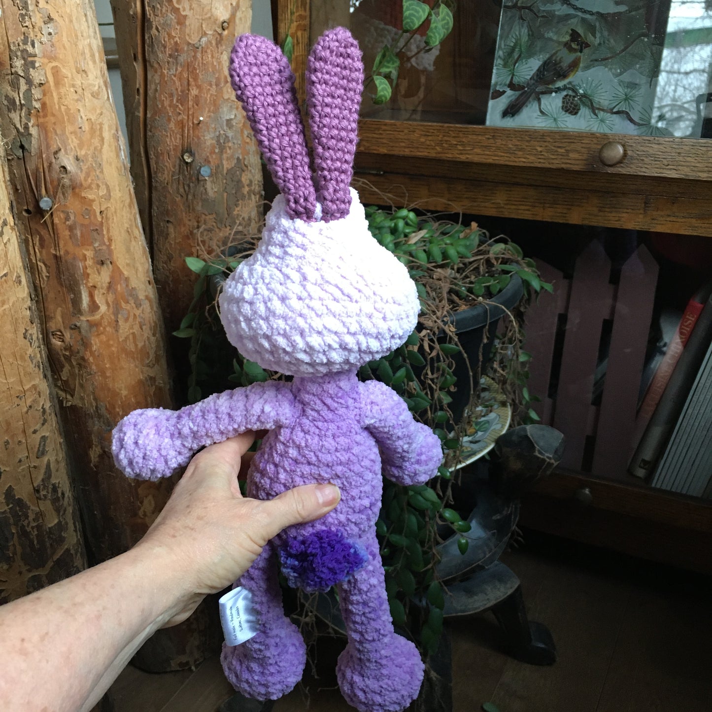 PERLIN PINPIN le lapin Squeeze-it - lilas