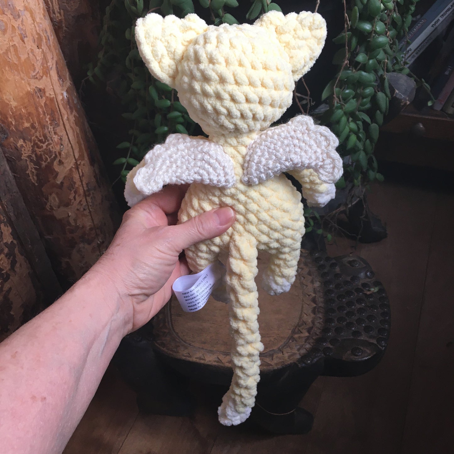 Le CHAT’ANGE jaune bébé et vanille