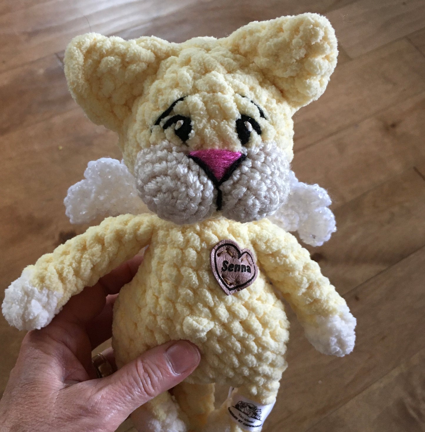 Le CHAT’ANGE jaune bébé et vanille