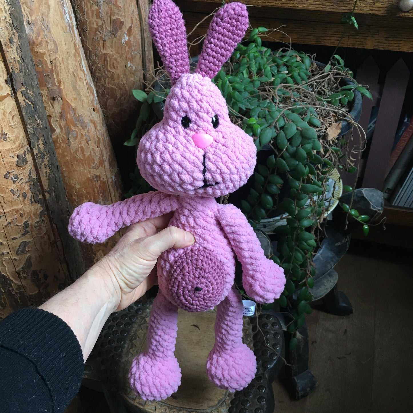 PERLIN PINPIN le lapin Squeeze-it - Rose