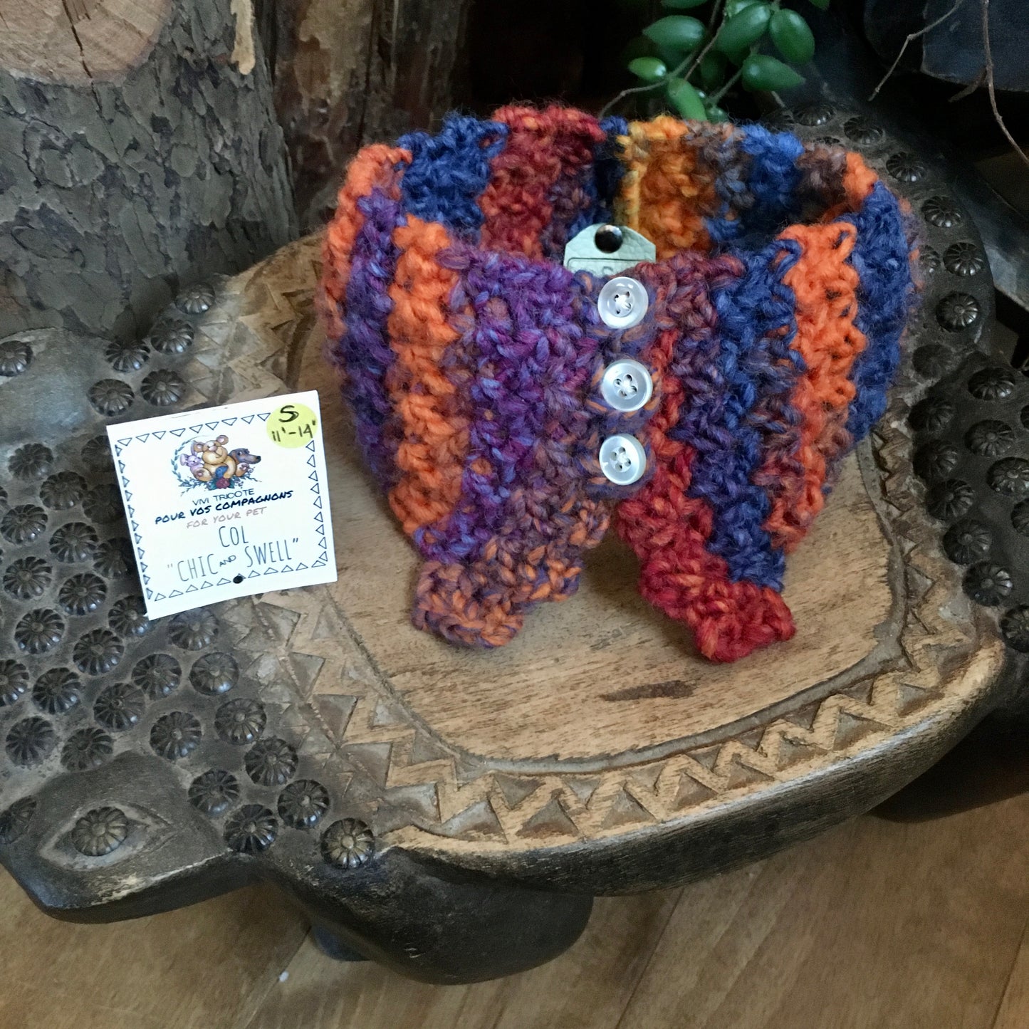 The collar “Chic and Swell” - (Small) - Fall color