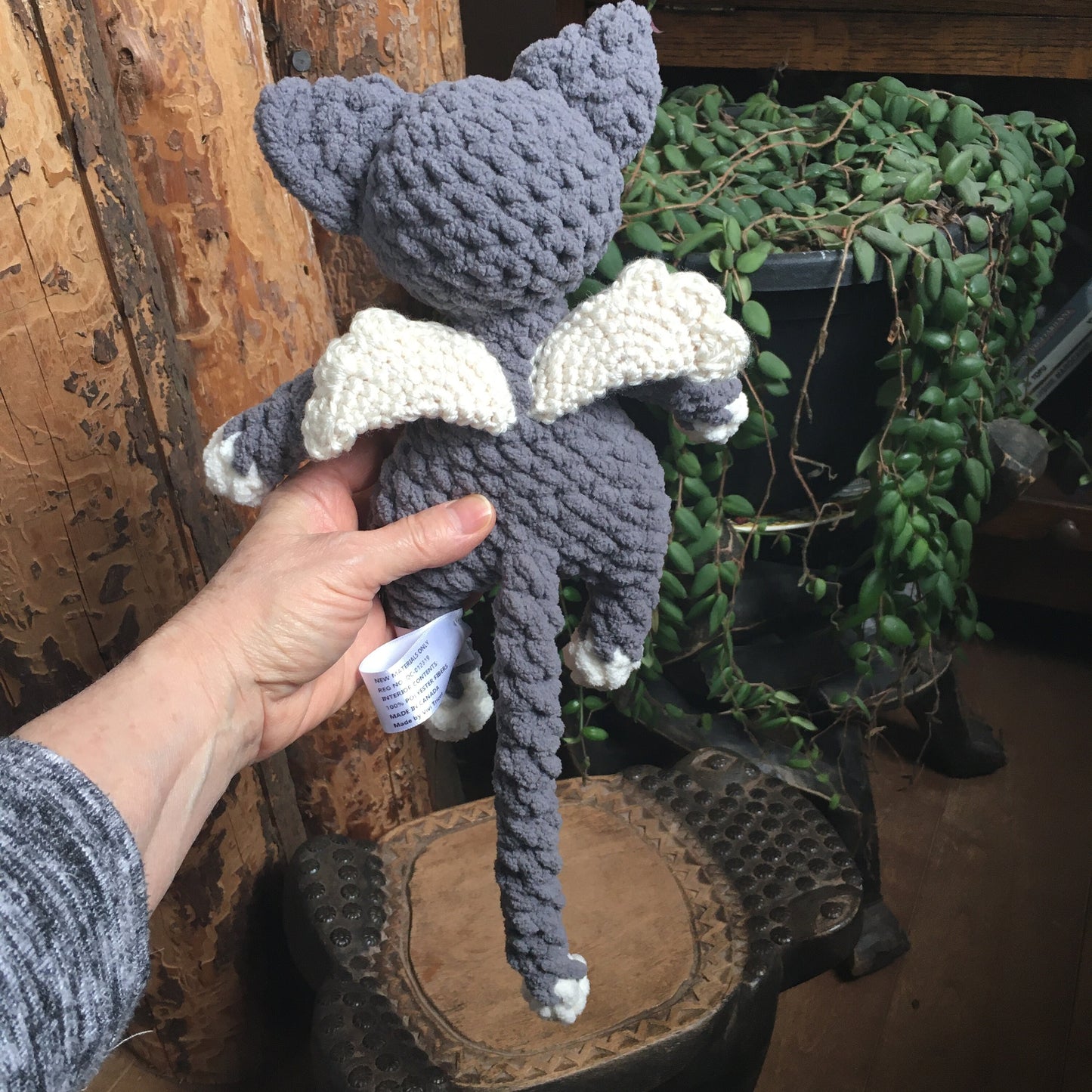 Le CHAT’ANGE gris et vanille