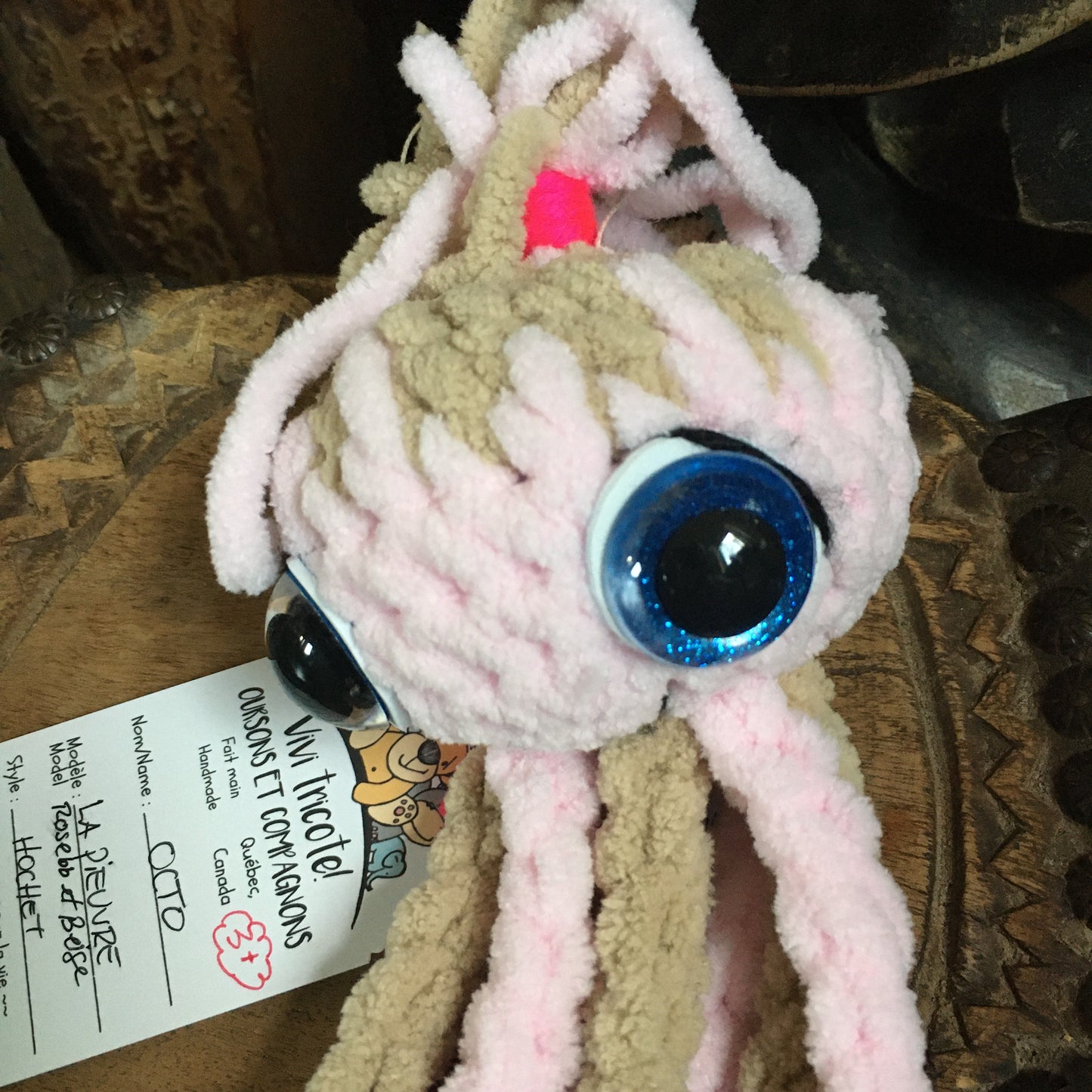 OCTO LA PIEUVRE - Amigurumi HOCHET #929