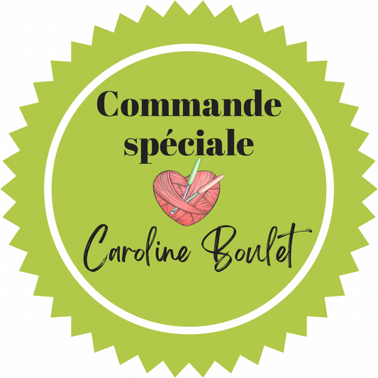 Commande spéciale CAROLINE BOULET