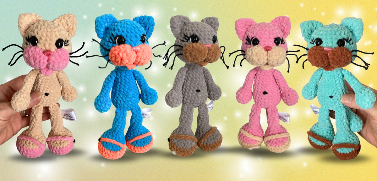 BONO the mini kitten - CROCHET PATTERN to download, PDF tutorial in French