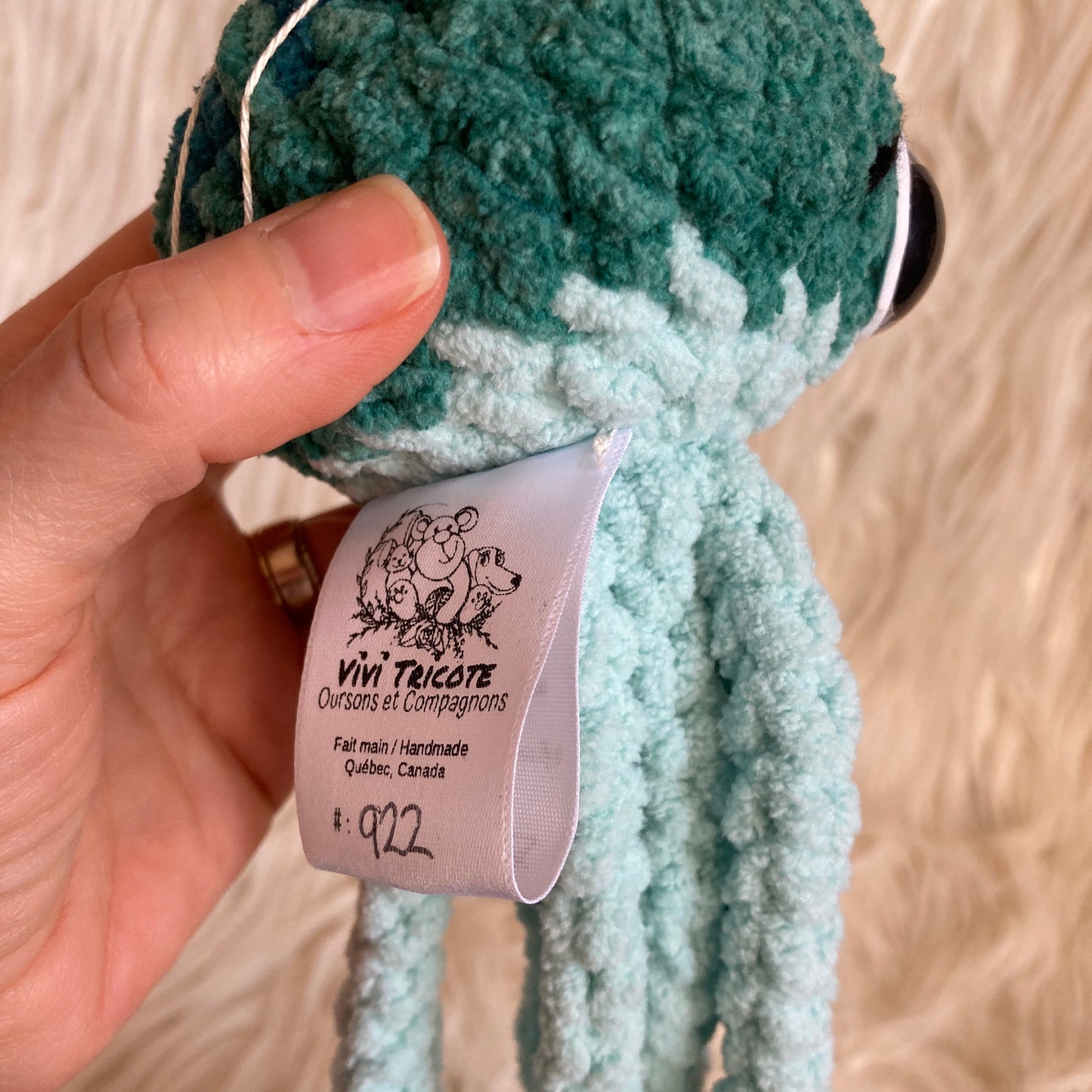 OCTO THE OCTOPUS - Amigurumi RATTLE #922