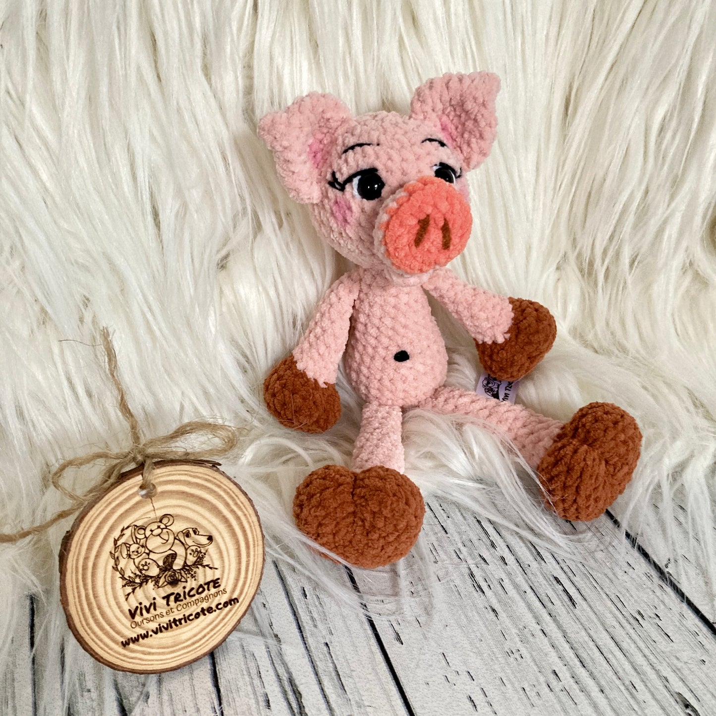 PIG LE MINI PORCINET rose (1130, 1131)