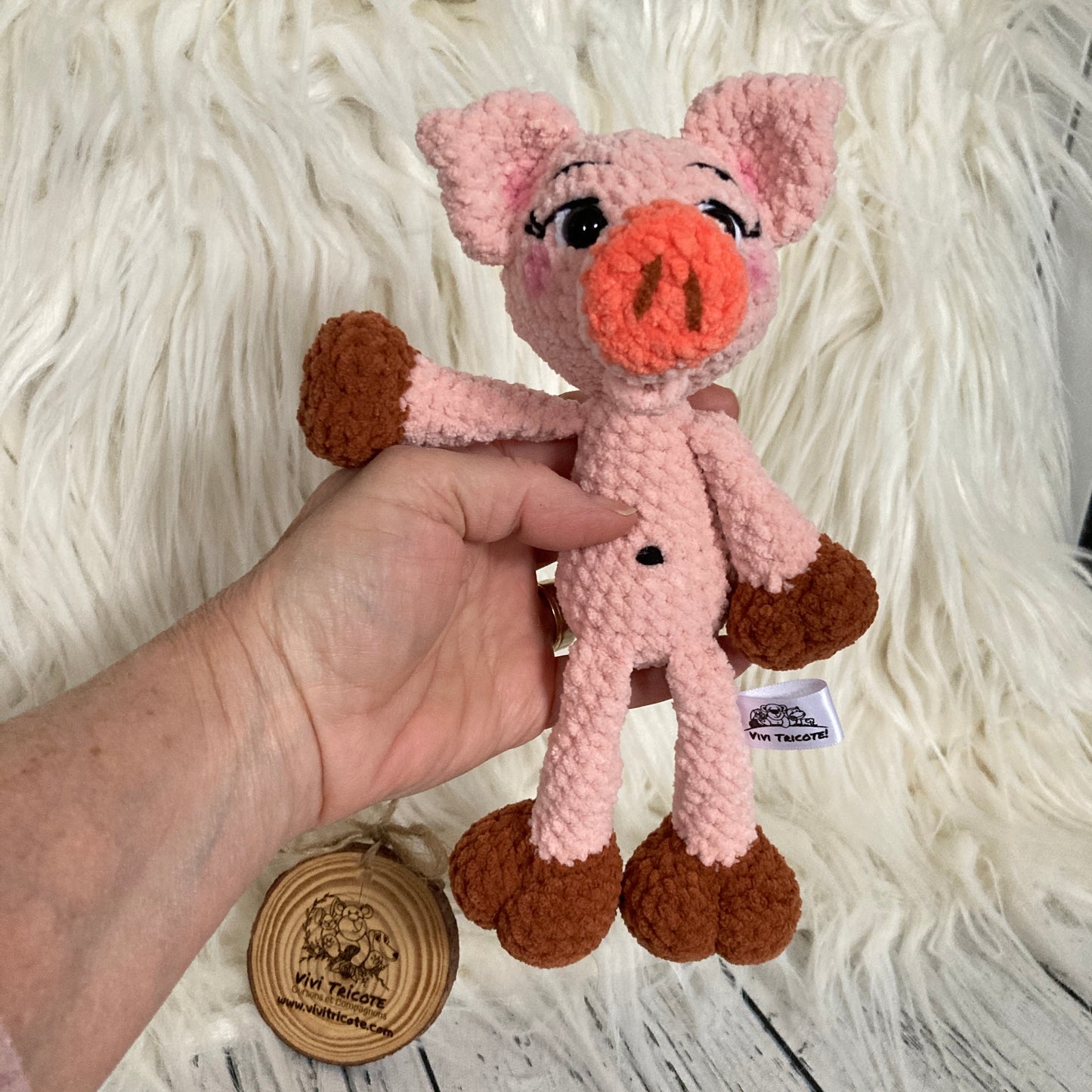 PIG LE MINI PORCINET rose (1130, 1131)