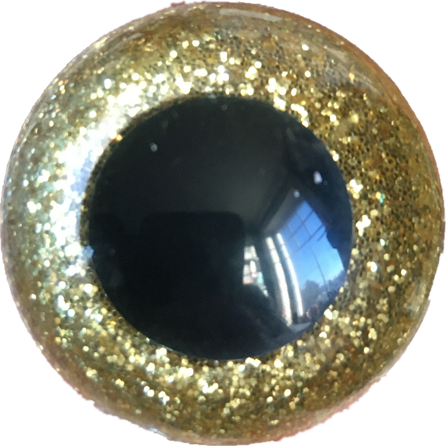 BLING-BLING EYES color 4)GOLD / 20mm - 24mm