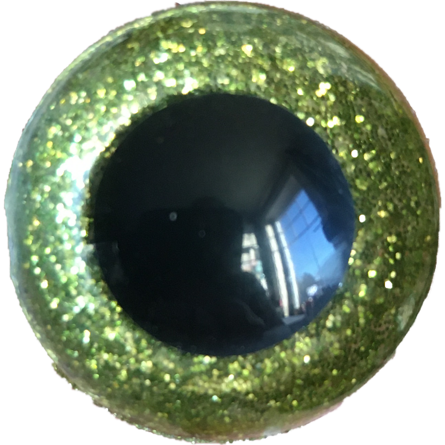 YEUX BLING-BLING couleur 7)LIME / 24mm