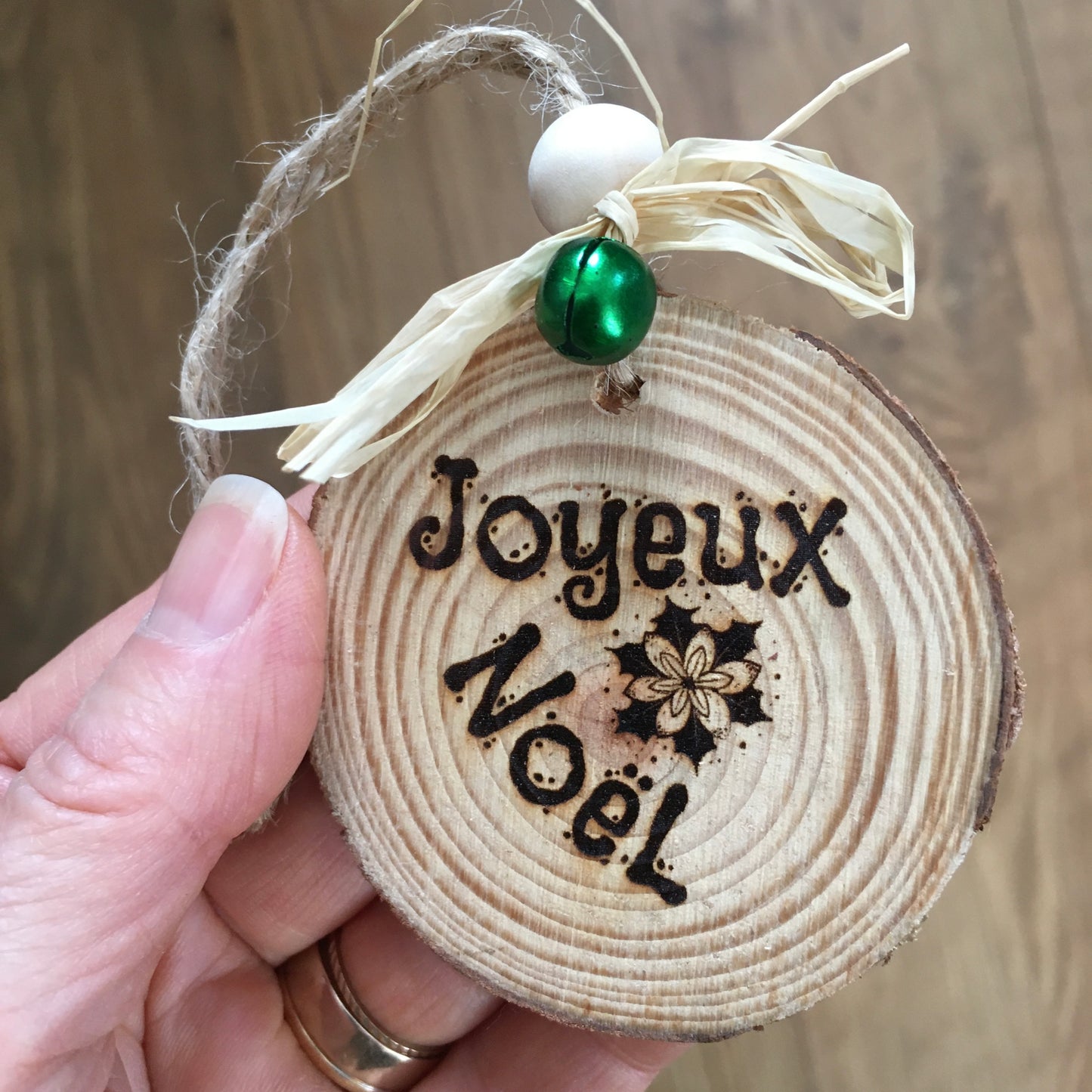 ORNAMENT for GIFTS or TREE - JOYEUX NOËL