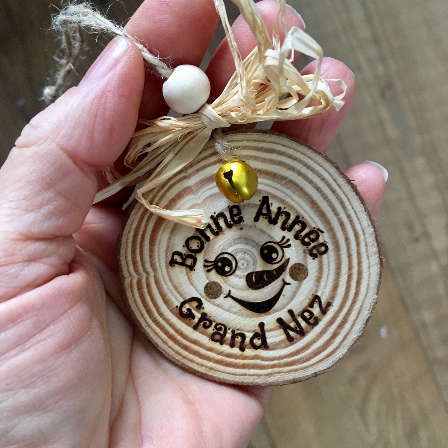 ORNAMENT for GIFTS or TREE - BONNE ANNÉE