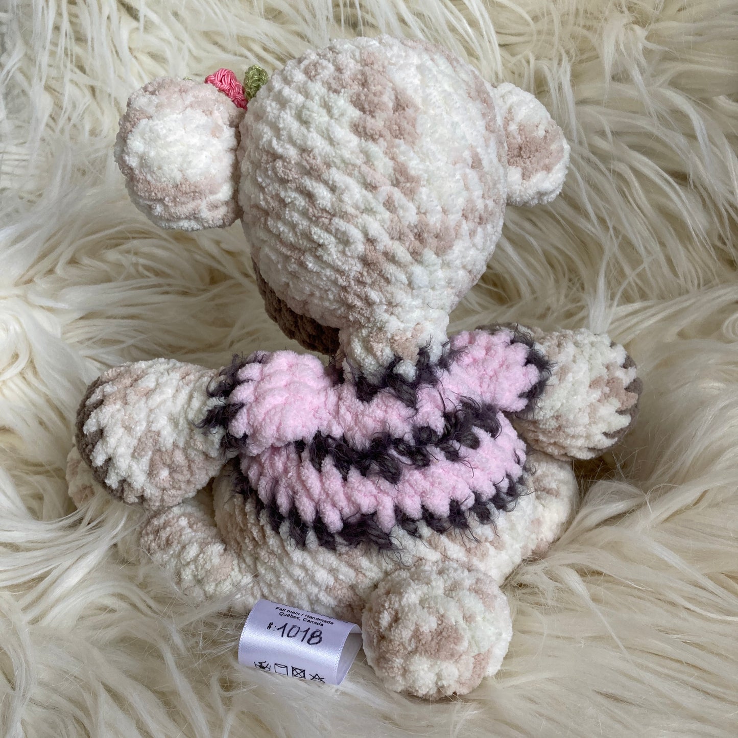 MINNIE, L’OURSON POLAIRE - PATRON AU CROCHET à télécharger, tutoriel PDF FRANÇAIS ou ANGLAIS