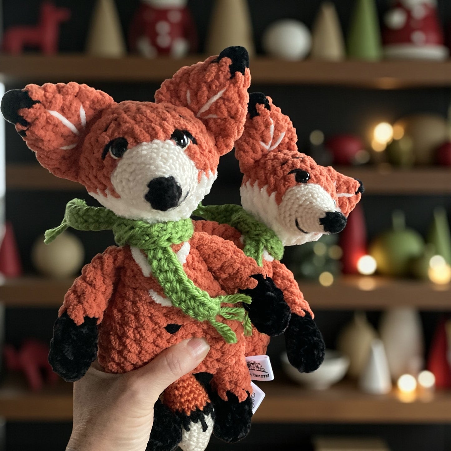 RENARDO, le petit renard roux avec yeux sécuritaires (#1134, #1135)