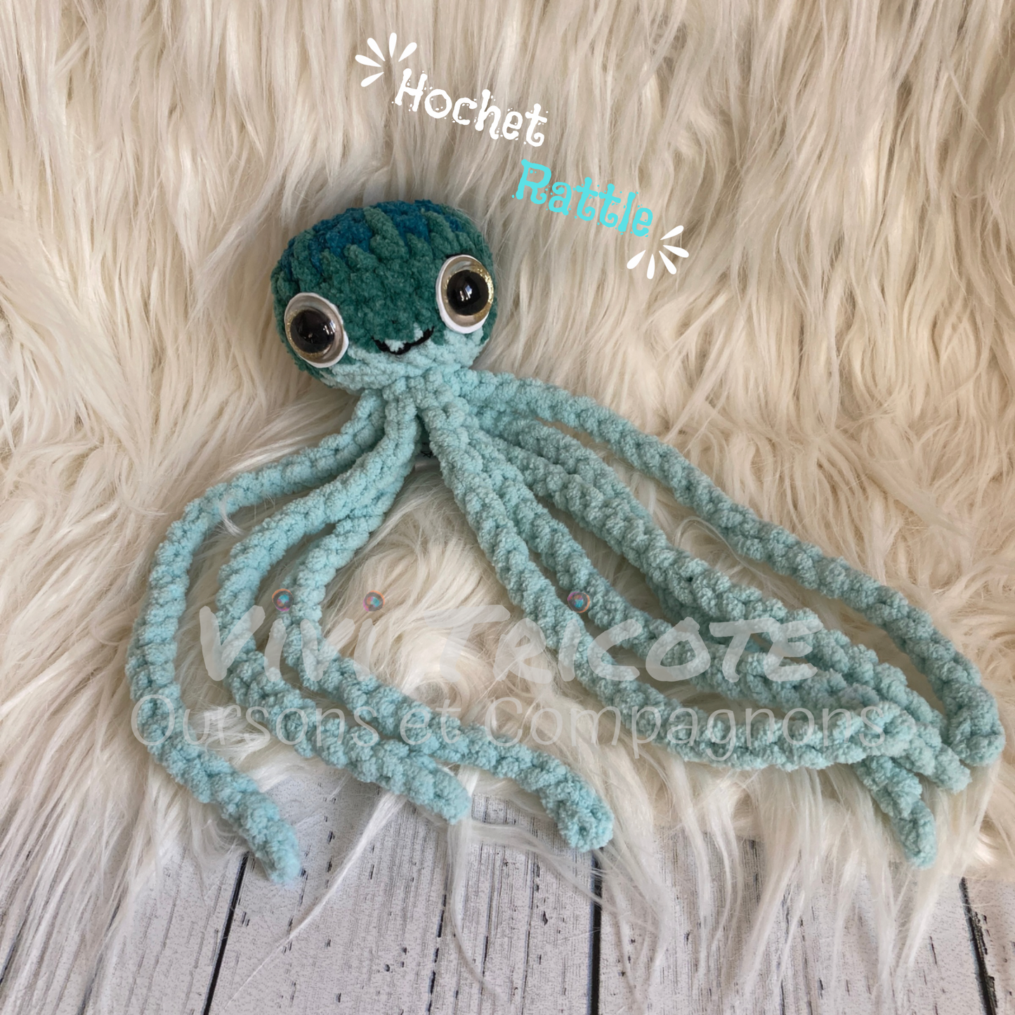 OCTO LA PIEUVRE - Amigurumi HOCHET #922