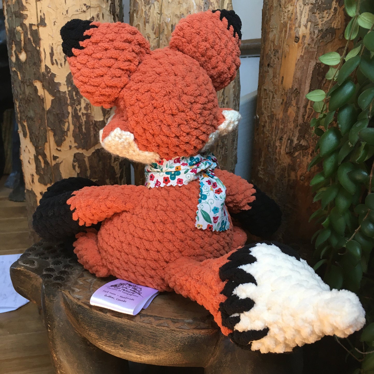 *Michel the FOX, can be personalized at birth plushies