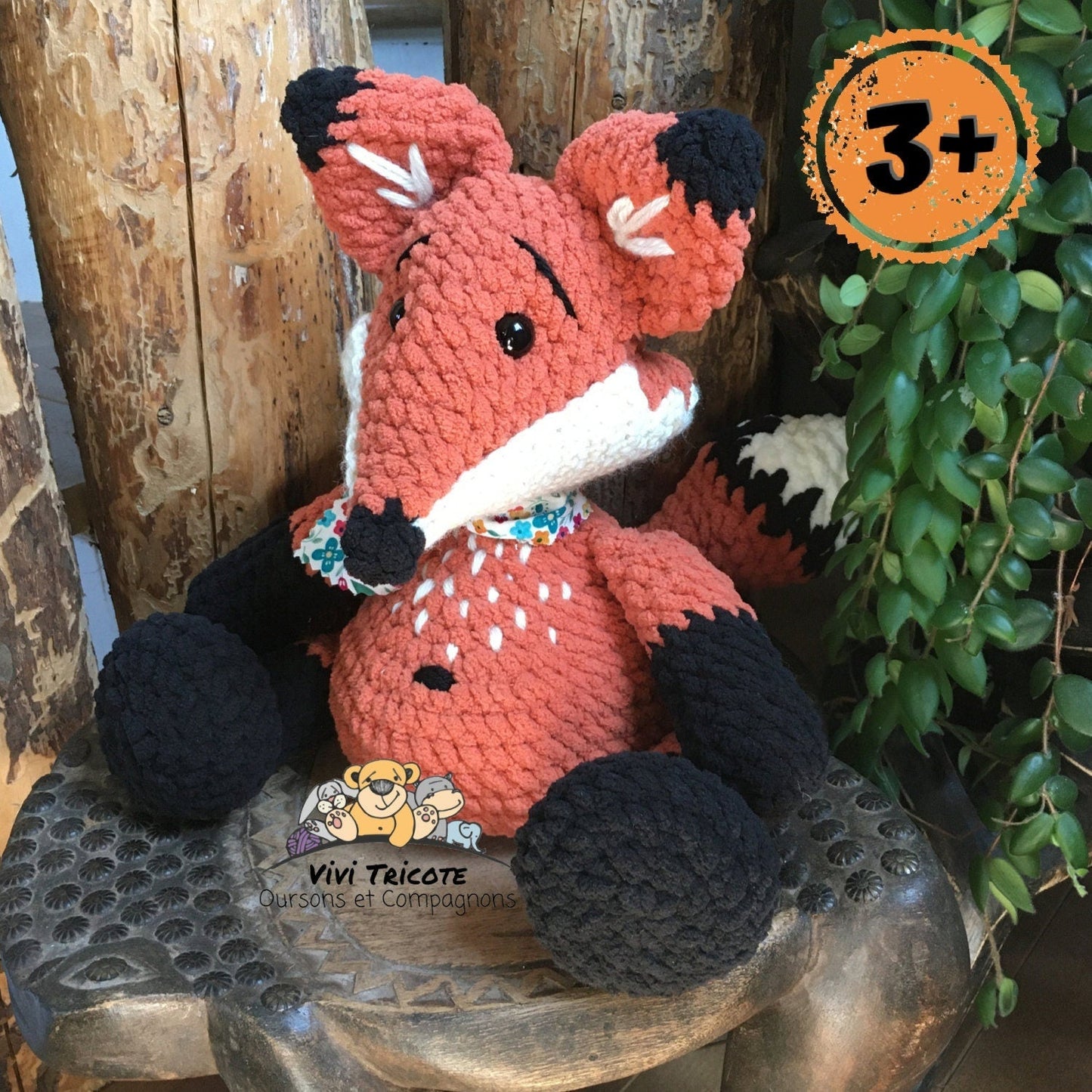 *Michel the FOX, can be personalized at birth plushies