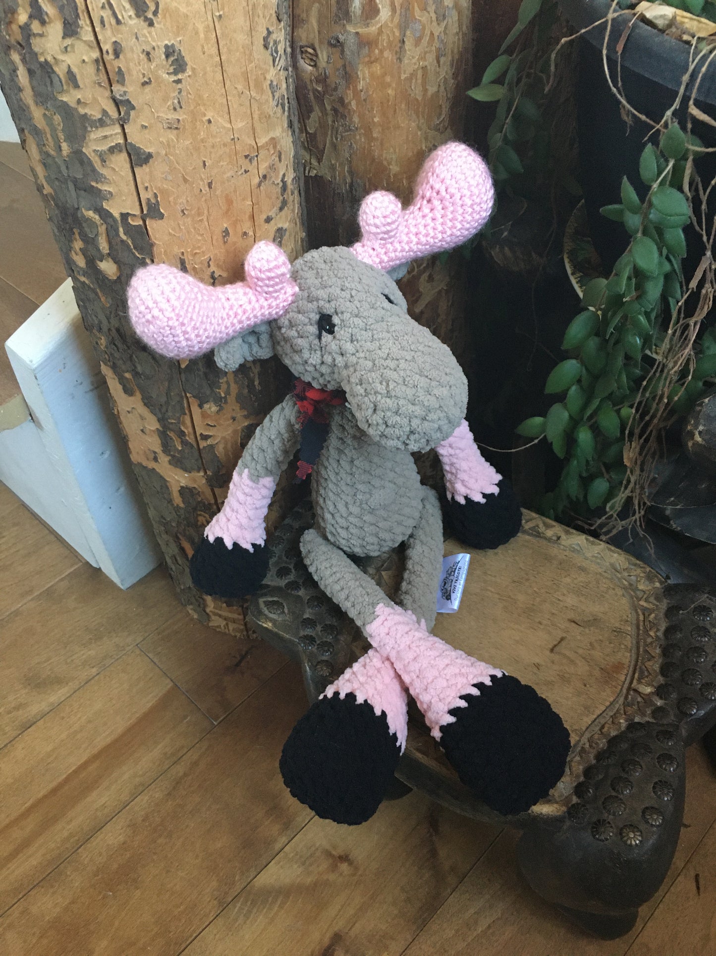 Jack le Nonorignal / the Moomoose - CROCHET PATTERN to download, French or English PDF
