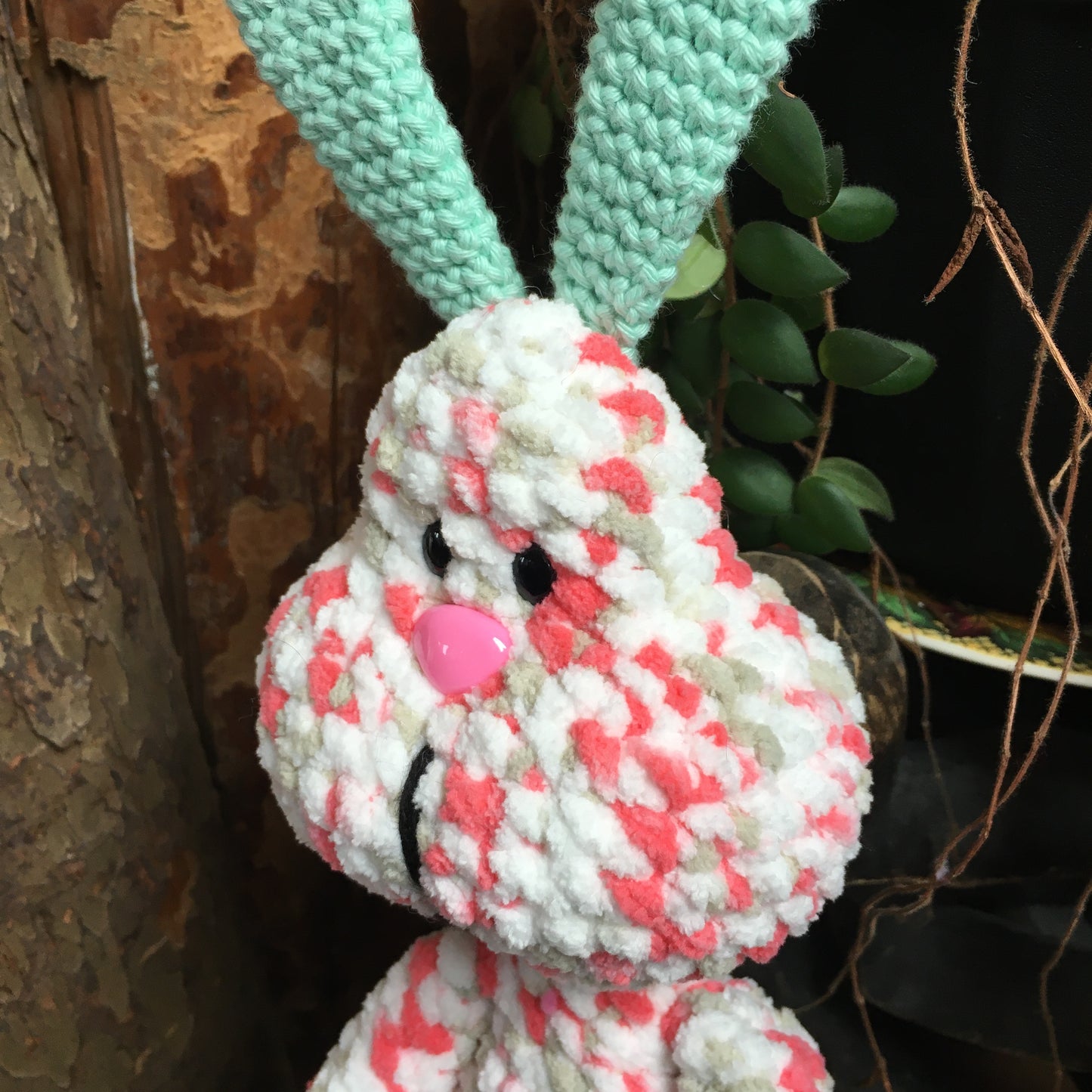 *Perlin Pinpin The Rabbit Squeeze-It - Flash Pink Mix