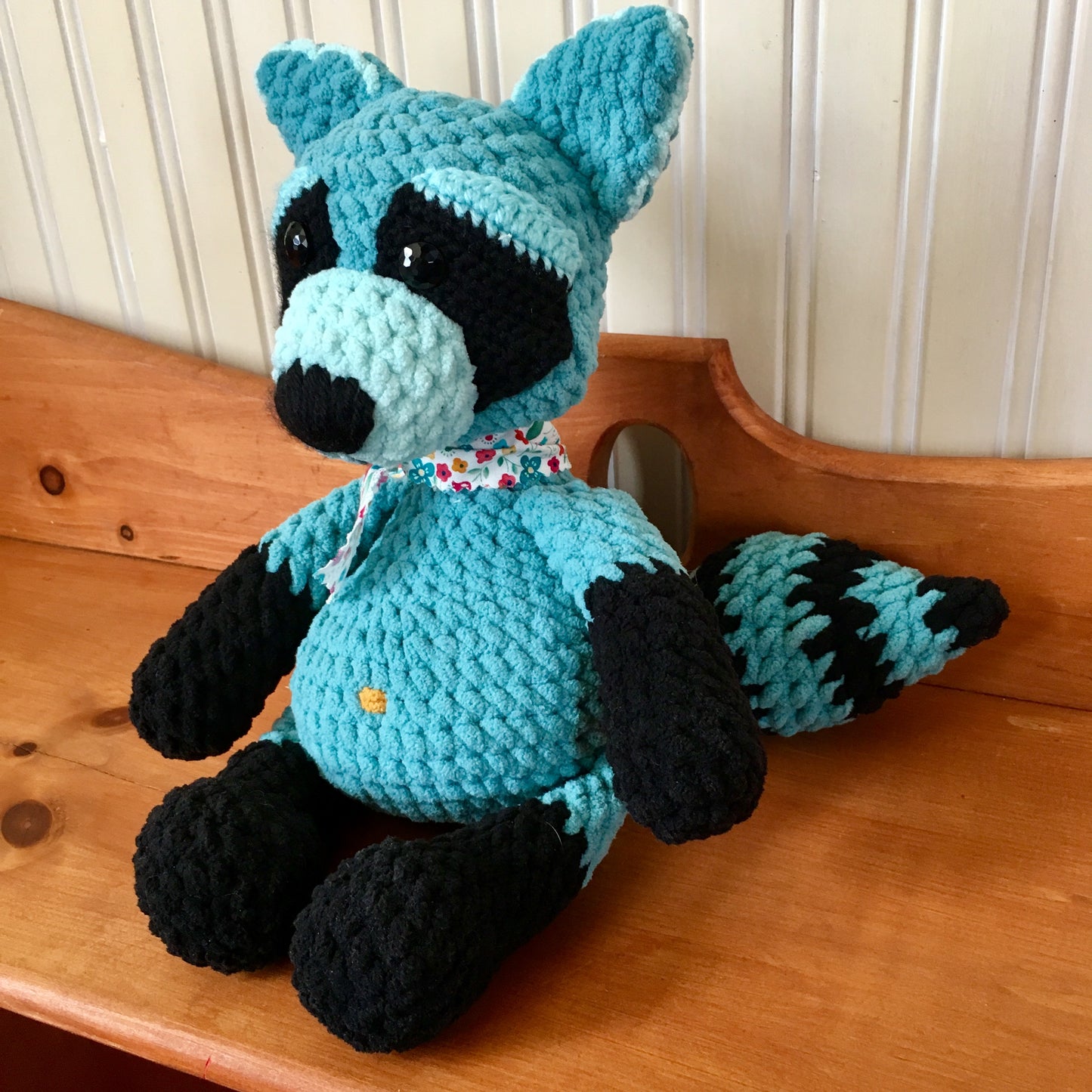 RACOON on request, can be personalized in born plushies