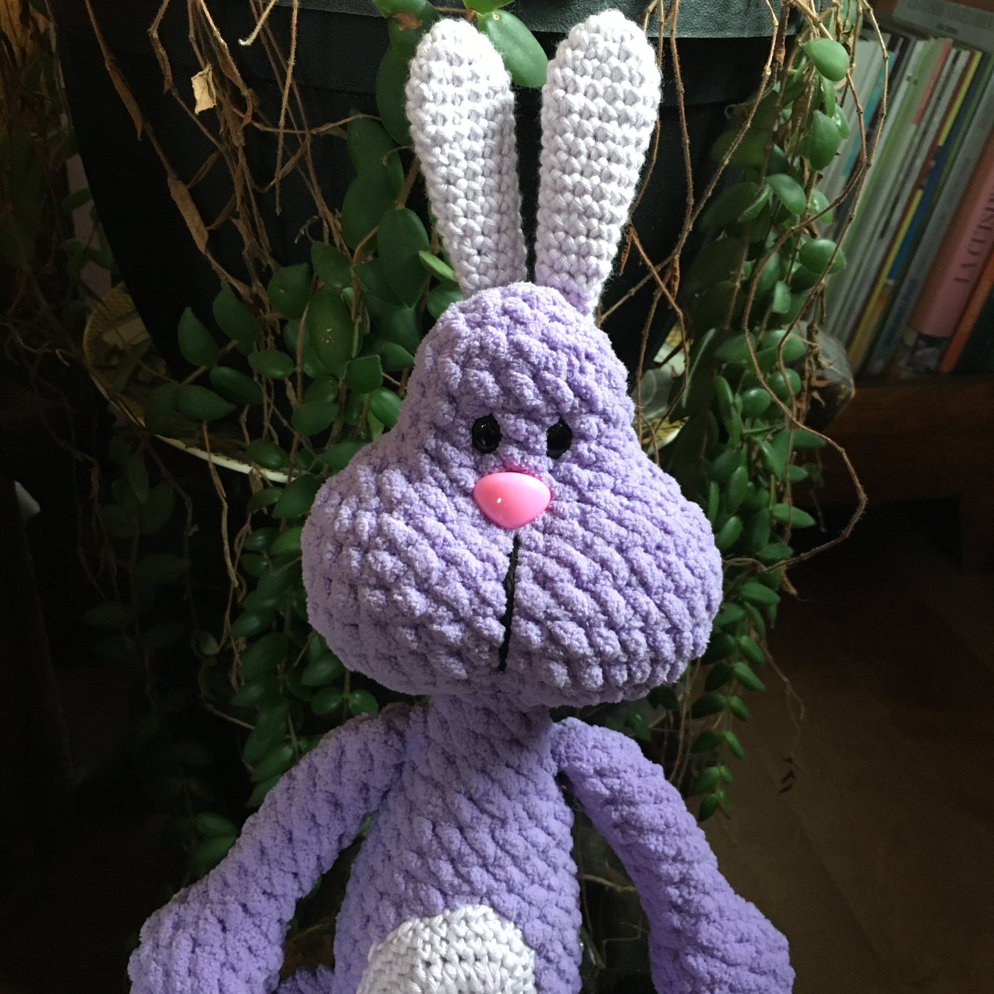 *PERLIN PINPIN le lapin Squeeze-it - Lilas