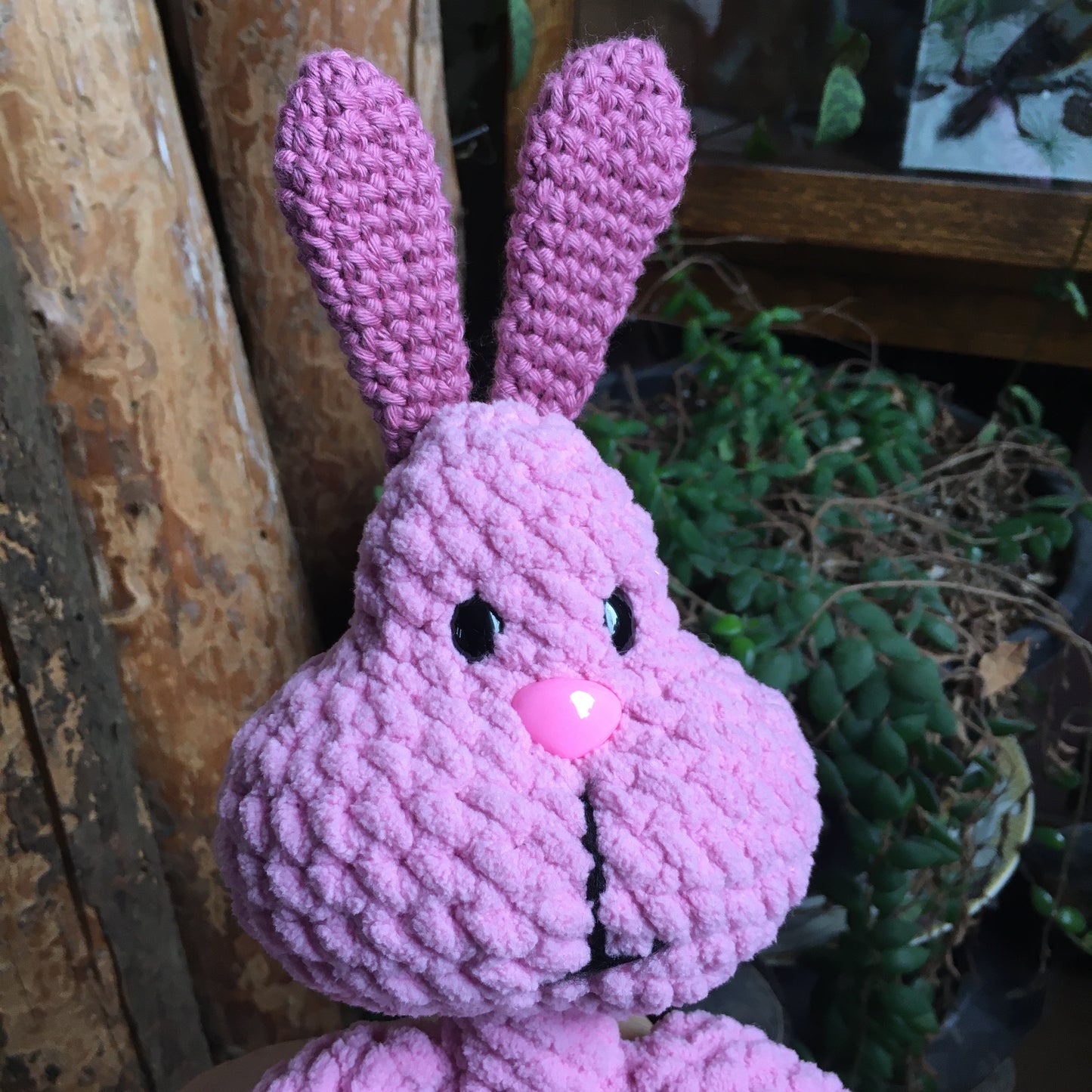 *Perlin Pinpin The Rabbit Squeeze-It - Pink