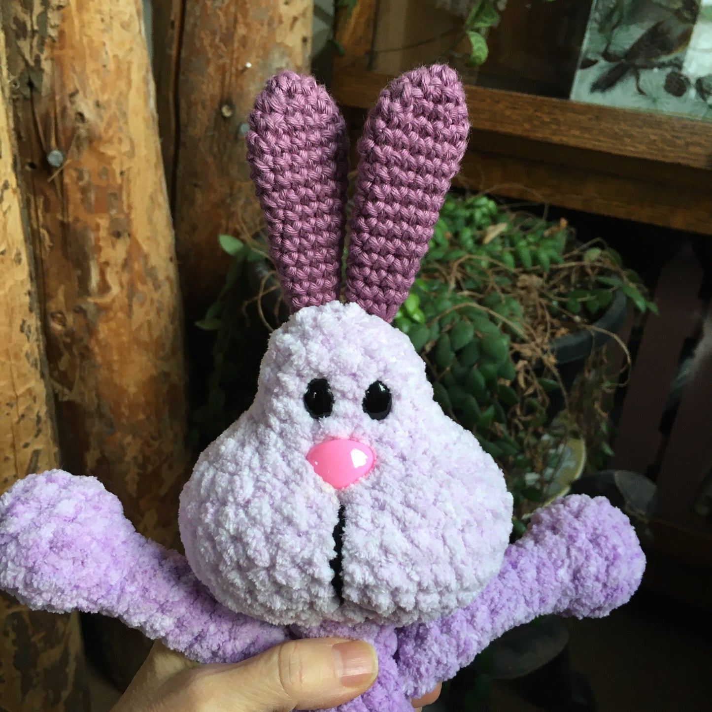 PERLIN PINPIN le lapin Squeeze-it - lilas