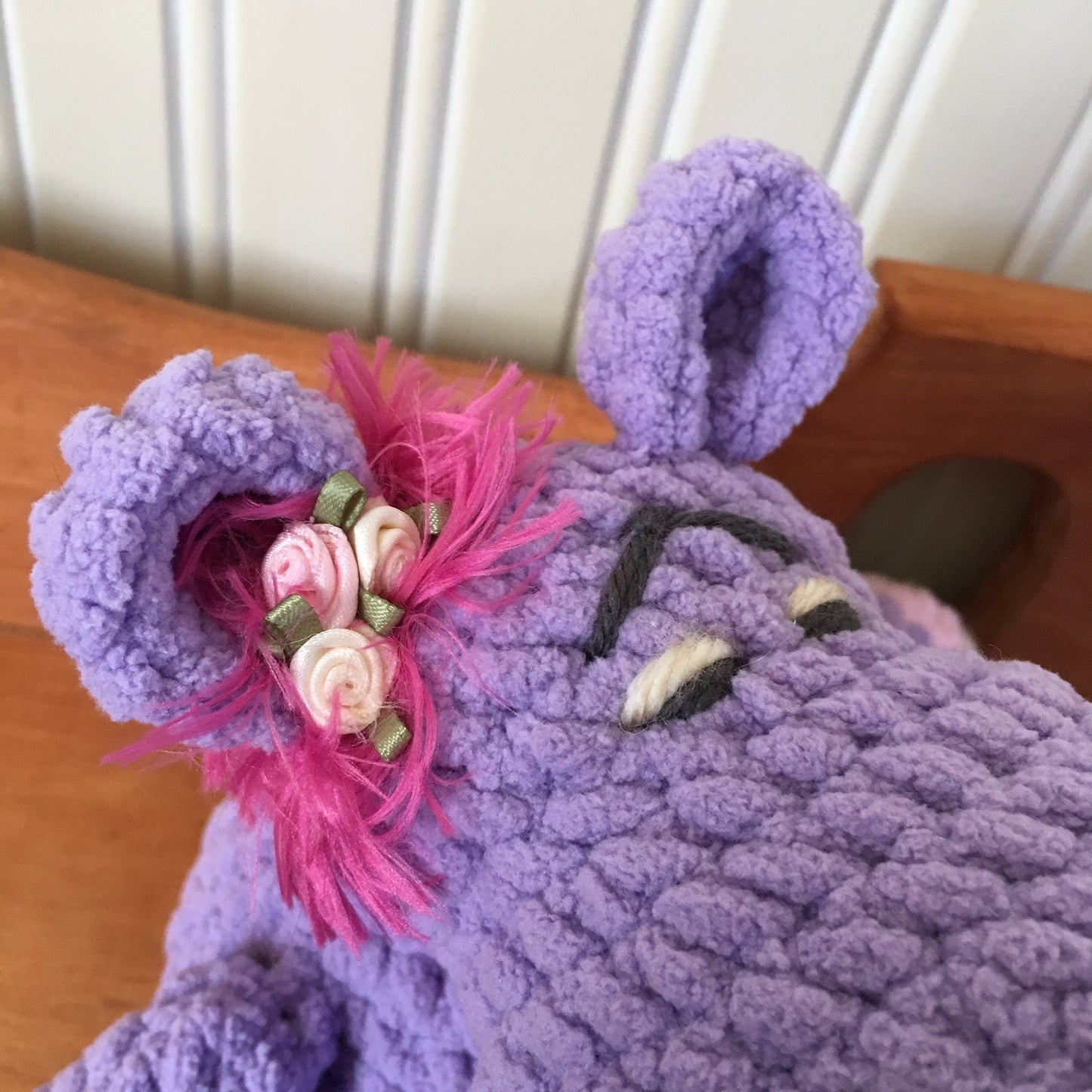 VIOLETTE l’hippopotame, Patron au crochet à télécharger, PDF français et anglais