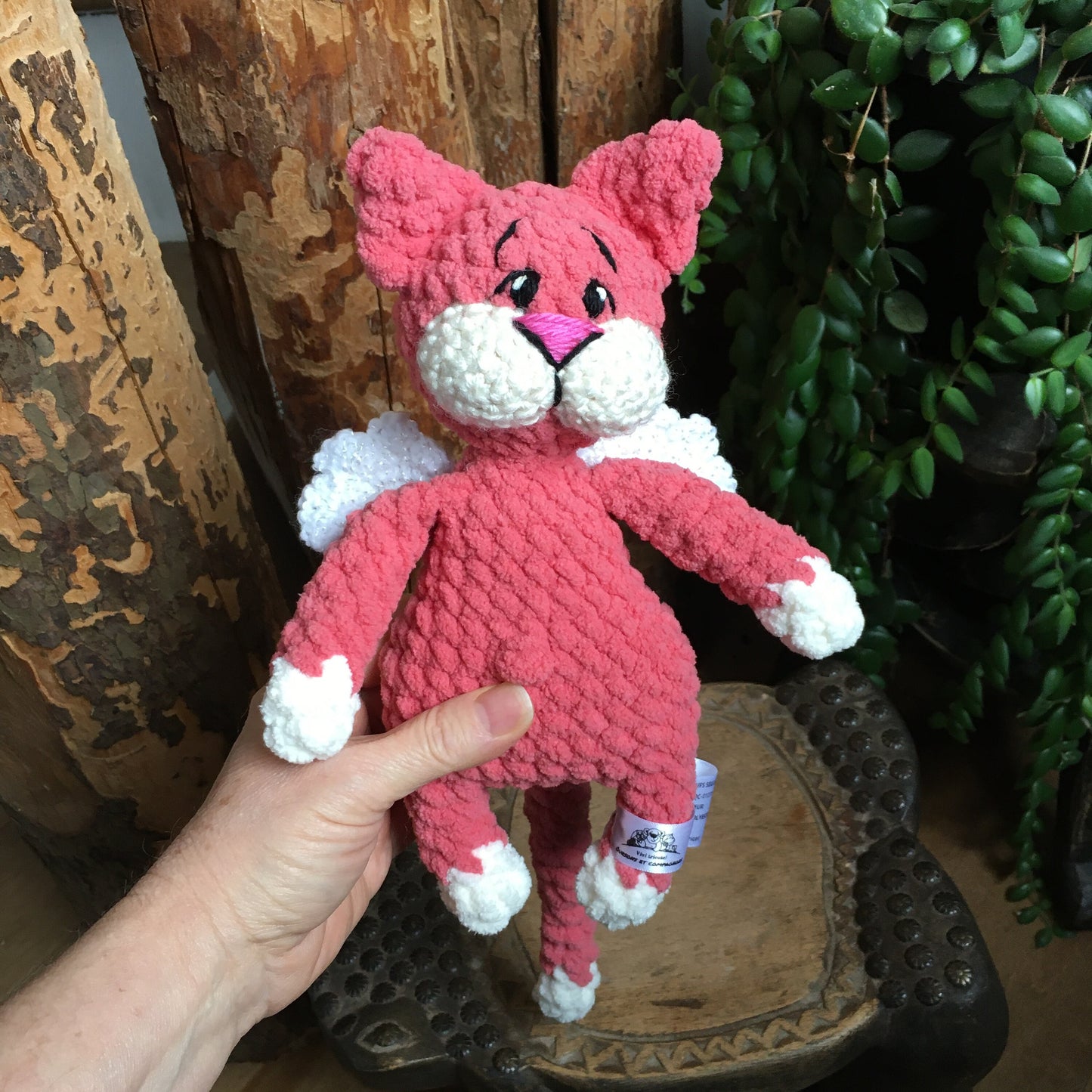 The Cat’Ange Crochet Patron to Download, French and English PDF
