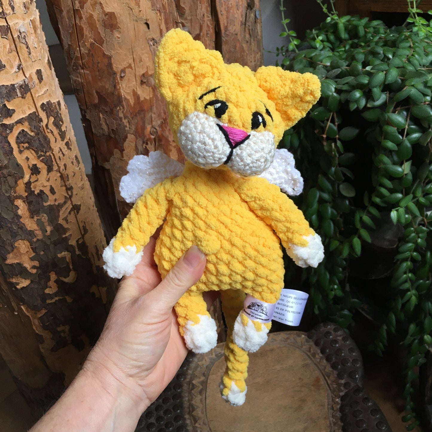 The Cat’Ange Crochet Patron to Download, French and English PDF